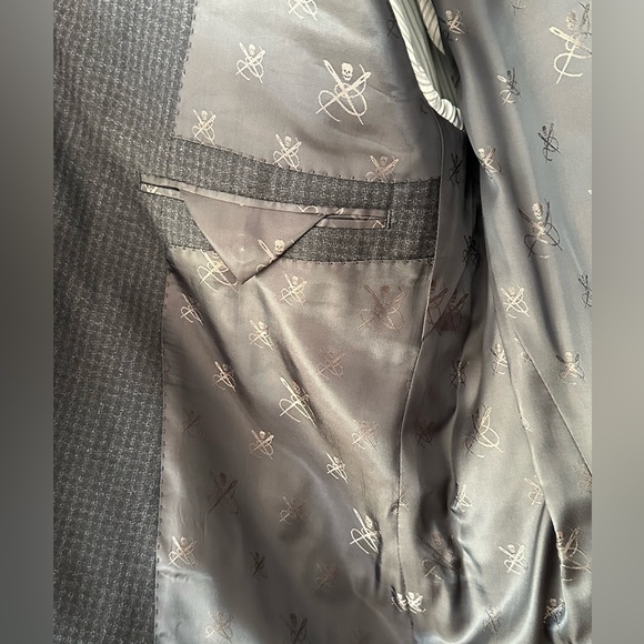 John Varvatos USA grey blazer 40R - Picture 4 of 8